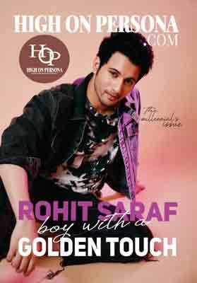 Rohit Saraf shines on the cover page of High On Persona Magazine’s Millennial Issue