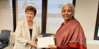 India is entering into new economic activities which will help resolve some of the global supply chain issues : Nirmala Sitharaman Nirmala Sitharaman and Ms Kristalina Georgieva, Managing Director, International Monetary Fund (IMF) in Washington D.C.