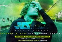 The much-awaited Justin Bieber Justice World Tour makes a landing in India’s capital, New Delhi Justin Bieber Justice World Tour