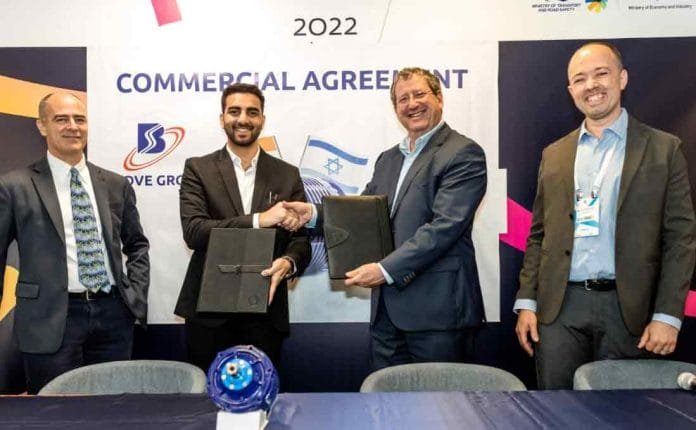 Sumedh Badve President, EV Division Badve Group & Mr. Opher Doron, CEO of EVR Motors signing the commercial Agreement