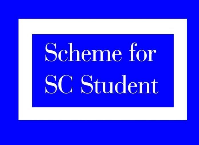 Scheme for scheduled Castes Student