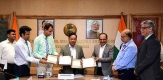 This MoU between NSIC and AMTZ will be a significant step for enhancing the competitiveness of MSMEs in healthcare sector The MoU was signed by Shri Gaurang Dixit, CMD, NSIC and Dr. Jitendra Sharma, MD & CEO, AMTZ.