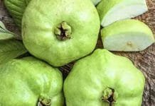 Guava is rich in nutrients like vitamin C, vitamin A, vitamin K, carbohydrates, dietary fiber, calories and potassium.