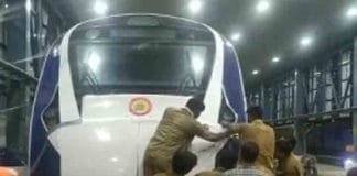India’s first high-speed Vande Bharat train met with an accident