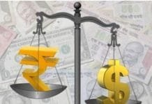 Rupee falls again today against dollar