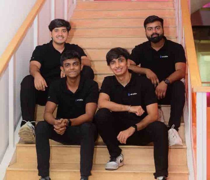 Driffle Founders - Chetan Bhardwaj, Abhishek Kumar, Mayank Chawla, and Gaurav Kumar Jha (l-r)