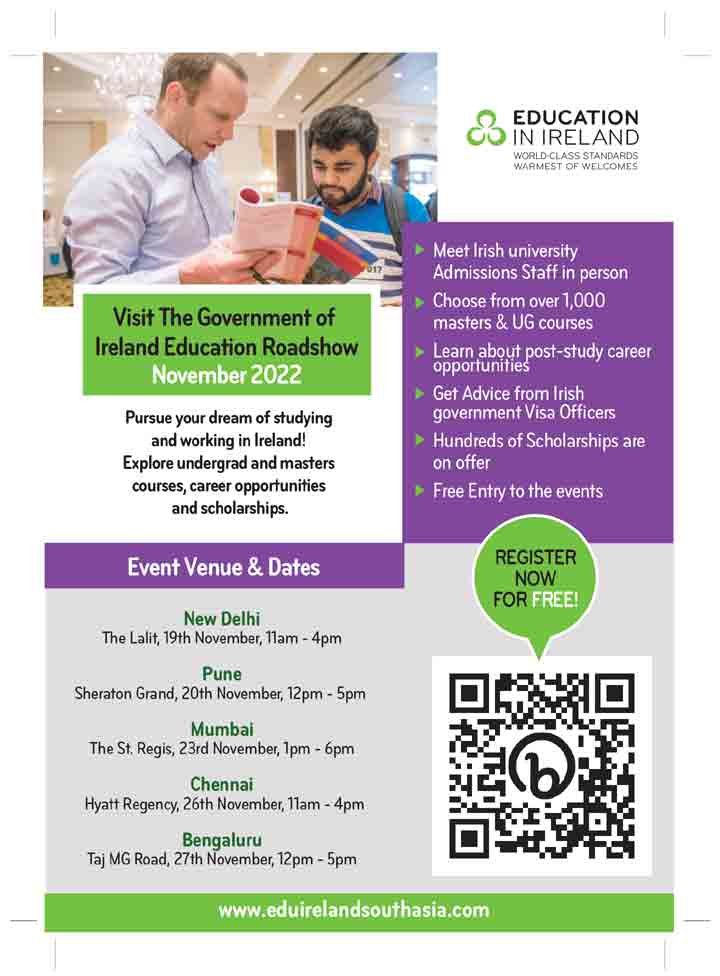 Irish Education Fair Delhi,Education Fair 2022