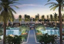 Nobu hospitality’s debut pool and beach club, Nobu by the beach is set to open at atlantis the royal in q1, 2023 Nobu by the Beach