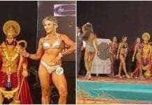 Know why women in two piece bikini showed their body in front of Hanuman ji Know why women in two piece bikini showed their body in front of Hanuman ji