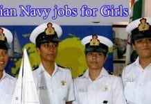 Indian Navy issues advance notification for girls Indian Navy jobs for Girls
