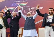 PM Modi and PM Albanese Enjoy Cricket Match in Ahmedabad Stadium PM Modi and PM Albanese arrived at the Narendra Modi Stadium