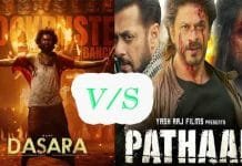 Dasaara vs pathaan : Dasara emerges as the second highest grossing film after Pathaan, ticket prices skyrocket to Rs. 112 Dasaara vs pathaan