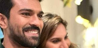 Ram Charan Continues Shooting for Game Changer – Rumors Debunked Ram Charan with his wife