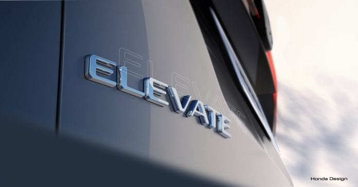 Name Emblem All New SUV Honda's Latest SUV Model, Elevate, to Launch First in India