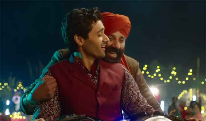 Sunny Deol, Utkarsh Sharma in Gadar 2