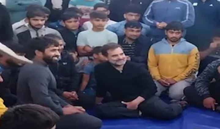 Rahul Gandhi Met Bajrang Punia 