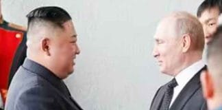 Nuclear Tensions Rise: Putin’s Threat to Use Nuclear Weapons Against Western Attacks Vladimir Putin with Kim Jong Un