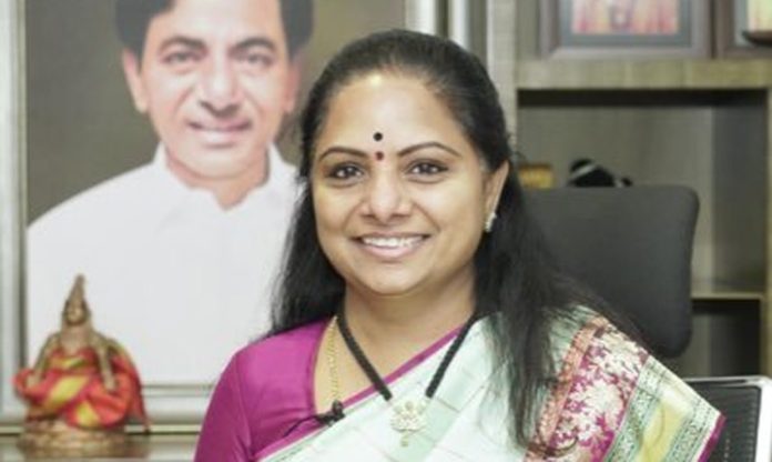 K Kavitha: Telangana's Former Chief Minister's Daughter Arrives at ...