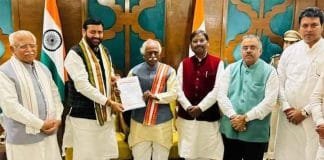 Manohar Lal Khattar “Out” Naib Singh Saini is the new CM of Haryana Manohar Lal Khattar , Naib Singh Saini is the new CM of Haryana