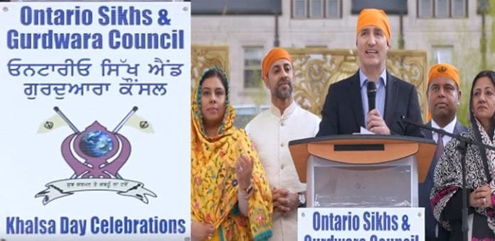 Khalsa Day celebrations in Canada, attended by Prime Minister Justin Trudeau