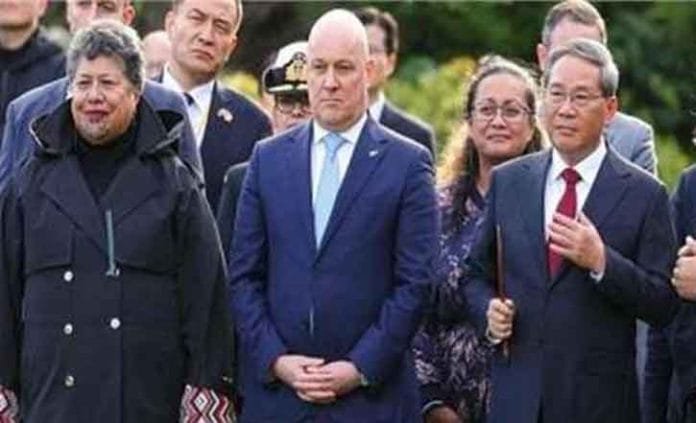 Chinese Prime Minister visit New Zealand