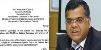 Dr. T.V. Somanathan Takes Over as Cabinet Secretary After Rajiv Gauba Dr. T.V. Somanathan has been appointed as India's new Cabinet Secretary