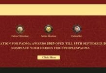 Nominations for Padma Awards 2025 Now Open: Submit by September 15, 2024 Nominations for the Padma Awards 2025
