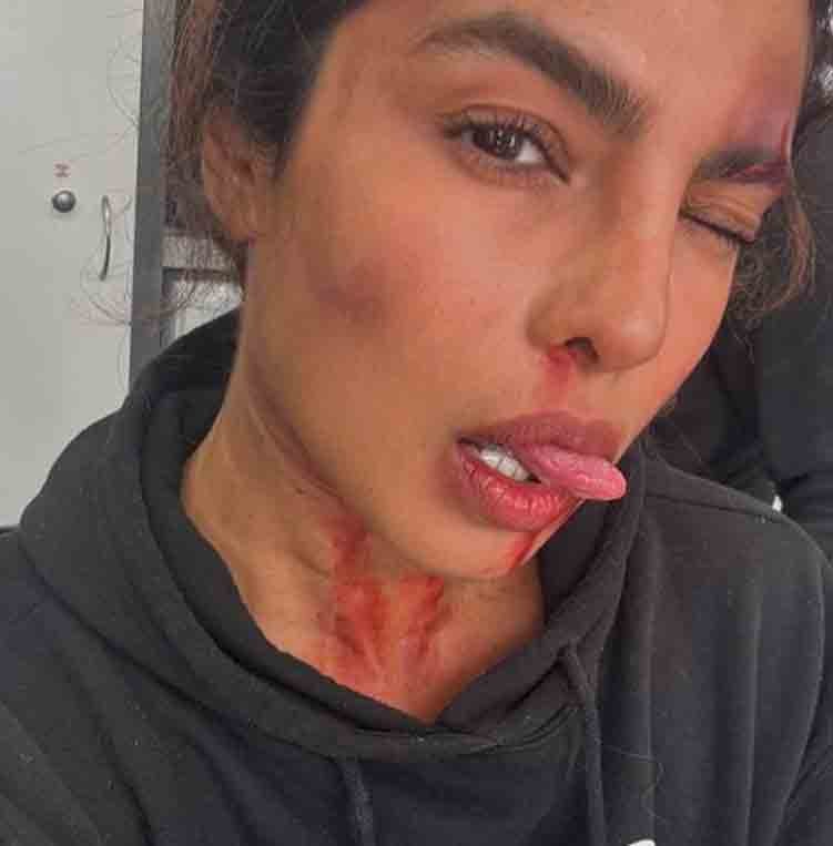 Priyanka Chopra Finishes 'The Bluff' Shoot Priyanka Chopra Finishes 'The Bluff' Shoot