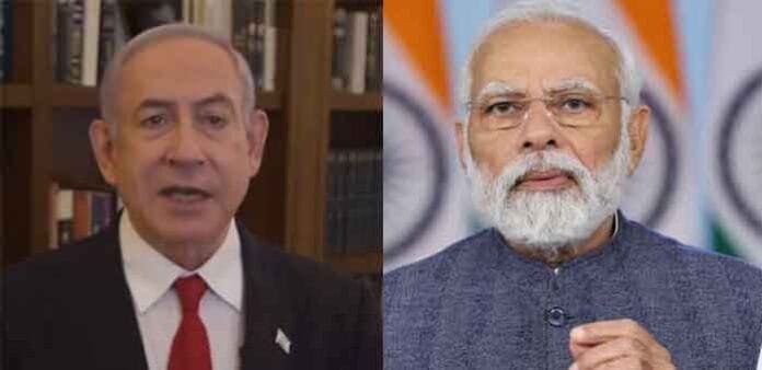 Benjamin Netanyahu - Narendra Modi