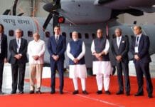 PM Modi and PM Sánchez Tata C295 Plant – PM Modi C295 aircraft – Tata C295 assembly plant – India aviation hub Make in India defense – Tata Airbus collaboration – Indo-Spanish relations