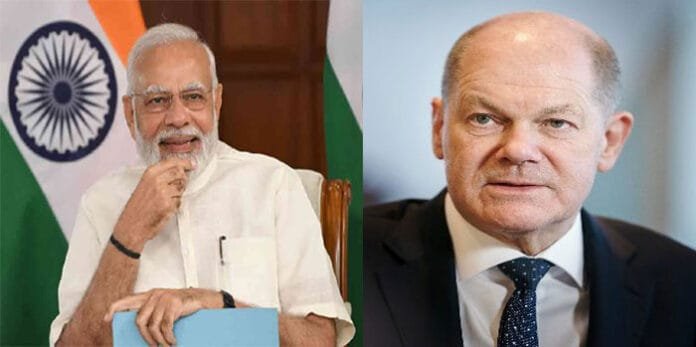 PM-Narendra-Modi-Chancellor PM Narendra Modi Chancellor Olaf Scholz
