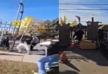 Khalistani supporters attacked Hindu temple as well as Hindu women and children in Canada: Anger increased in Hindu community Khalistani Supporters Attack Hindu Sabha Temple in Brampton