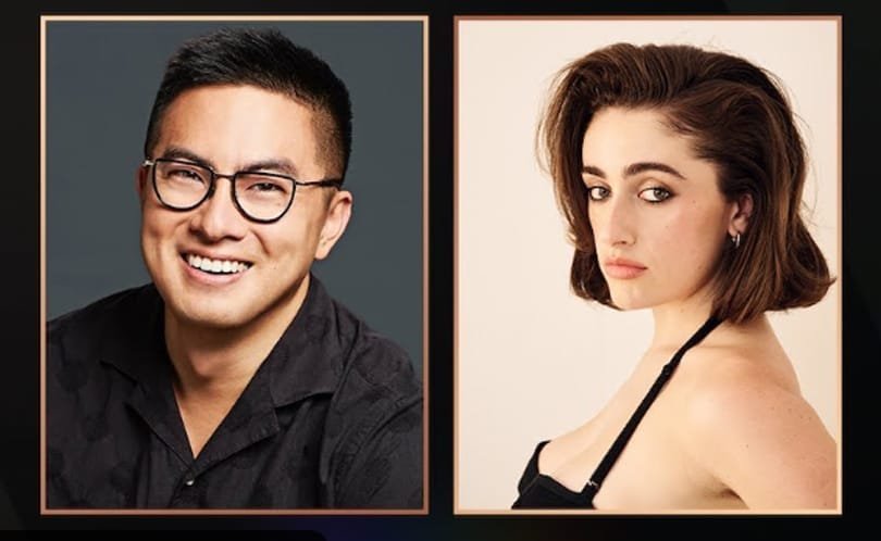  Bowen Yang with Rachel Zegler for Oscar nominations announcement