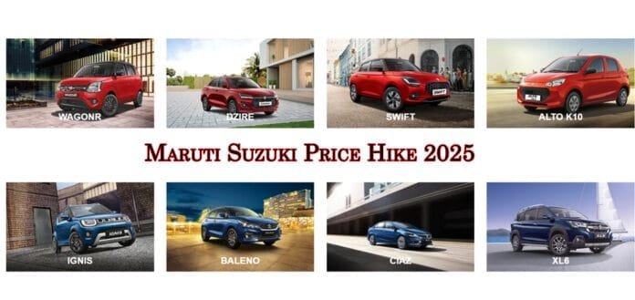 Maruti Suzuki announces a price hike across all models starting February 2025