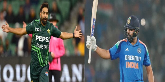 India-vs-Pakistan-Champions Captains Rohit Sharma and Babar Azam gear up for the high-stakes India vs. Pakistan clash in the Champions Trophy 2025