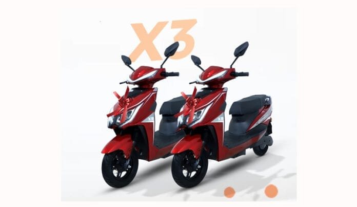 The new Komaki X3 electric scooter is here! 🚀 100KM range, under ₹50K, & an exclusive Women's Day offer