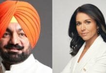 Sukhminderpal Grewal Lauds Modi-Trump Bond: A Power Move Against Terrorism Sukhminderpal Singh Grewal with Tulsi Gabbard