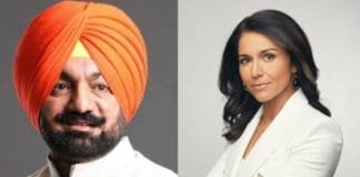 Sukhminderpal Grewal Lauds Modi-Trump Bond: A Power Move Against Terrorism Sukhminderpal Singh Grewal with Tulsi Gabbard