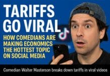 Tariffs Go Viral: How Comedians Are Making Economics the Hottest Topic on Social Media Comedian Walter Masterson breaks down tariffs in viral TikTok skits that make economics fun