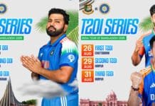 Indian Team’s Upcoming Tour to Bangladesh in August 2025: Complete Schedule for T20 and ODI Series Excitement builds for India’s highly anticipated 2025 tour of Bangladesh – the full ODI and T20 series schedule revealed