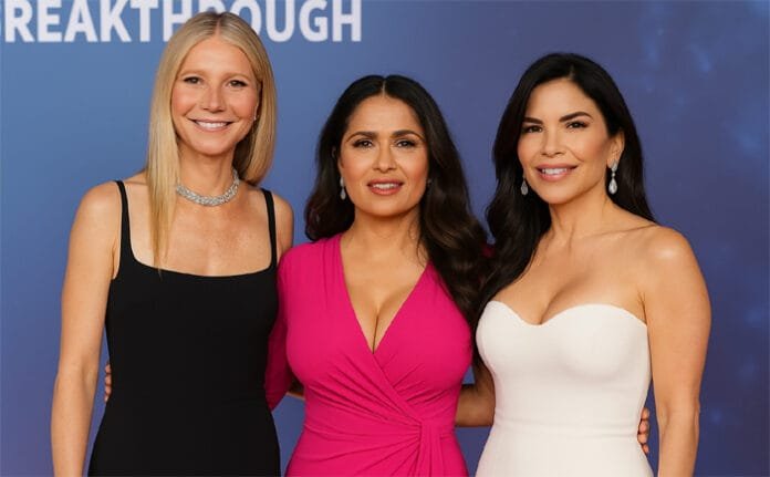 Lauren-Sánchez,-Salma-Hayek Red Carpet Royalty: Lauren Sánchez, Salma Hayek & Gwyneth Paltrow Rule the Breakthrough Prize 2024