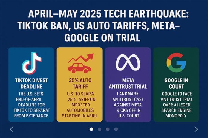 Techquake-2025-TikTok,-Meta Techquake 2025: TikTok, Meta, Google & the U.S. tariff storm in one explosive month!