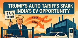 India’s EV Dream Supercharged by Trump’s 25% Tariff Tsunami Trump car import tariff 2025