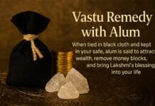 This Ancient Vastu Remedy Using Alum Can Unlock Wealth, Health & Career Success – Here’s How Vastu Remedy with Alum: When tied in black cloth and kept in your safe, alum is said to attract wealth, remove money blocks, and bring Lakshmi’s blessings into your life.