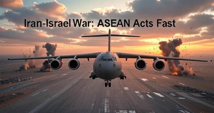 ASEAN-nations-begin-evacuat Malaysia, Indonesia, Vietnam, and others start evacuating citizens from Iran amid growing Israel-Iran war. Leaders call for de-escalation.