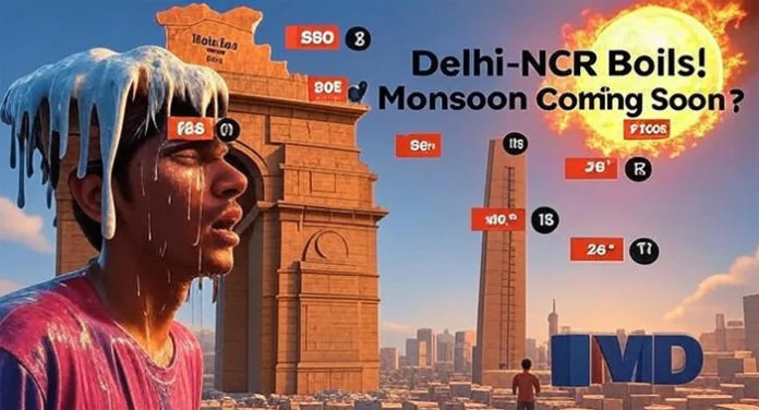 Extreme heat hits Delhi-NCR and half of India! IMD issues red alert, says monsoon may bring relief from June 14 – check full forecast now.
