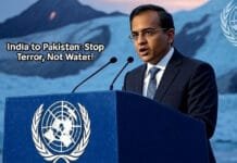 Indus Water Treaty Under Threat as Pakistan Fuels Terrorism, India Exposes Hypocrisy at UN India Exposes Pakistan’s Terrorism Impact on Indus Water Treaty at UN Glacier Conference