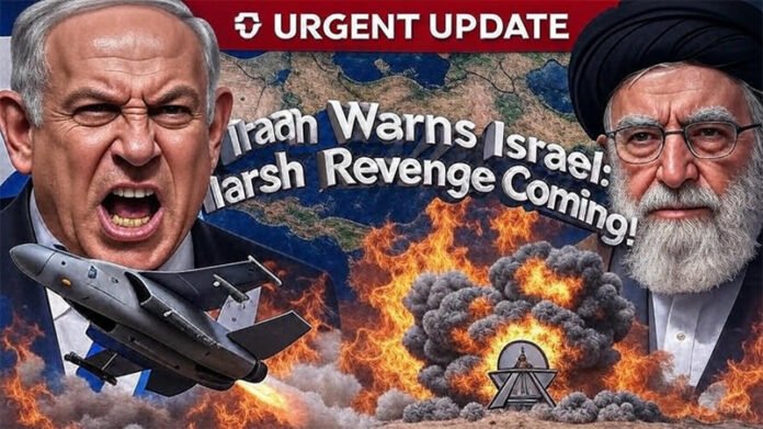 Iran-warns-of-strong-retali Iran warns of strong retaliation after Israel targets its nuclear facilities. Khamenei says Israel will pay a heavy price