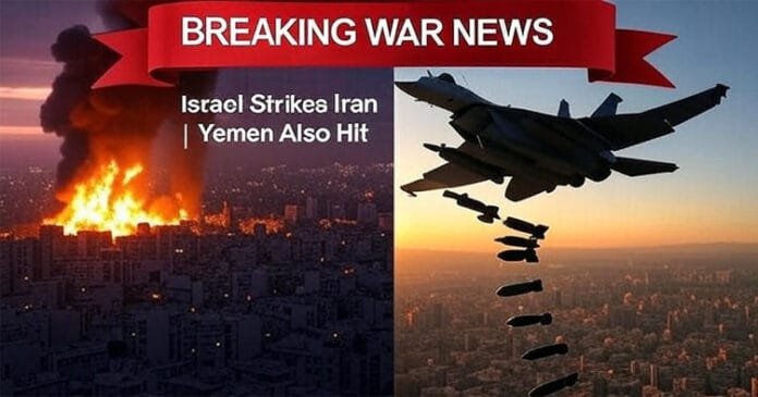 Israel-just-hit-Iran's-nucl Israel just hit Iran’s nuclear labs and launched airstrikes in Yemen. Iran hits back with missiles. Middle East chaos explodes
