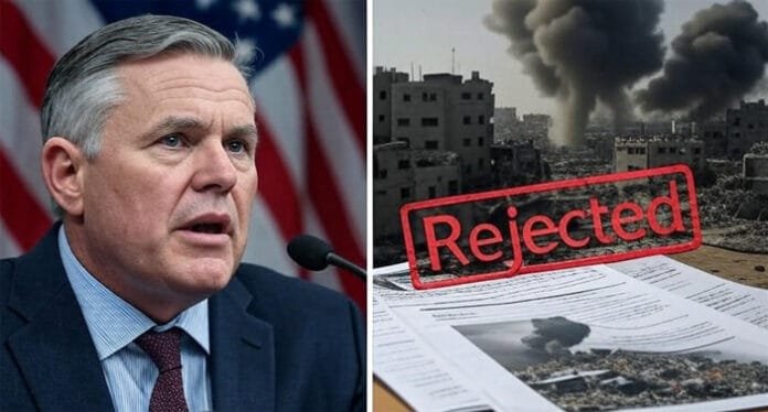 Steve Witkoff, Trump’s special envoy, publicly rejects Hamas’ Gaza ceasefire terms on social media.